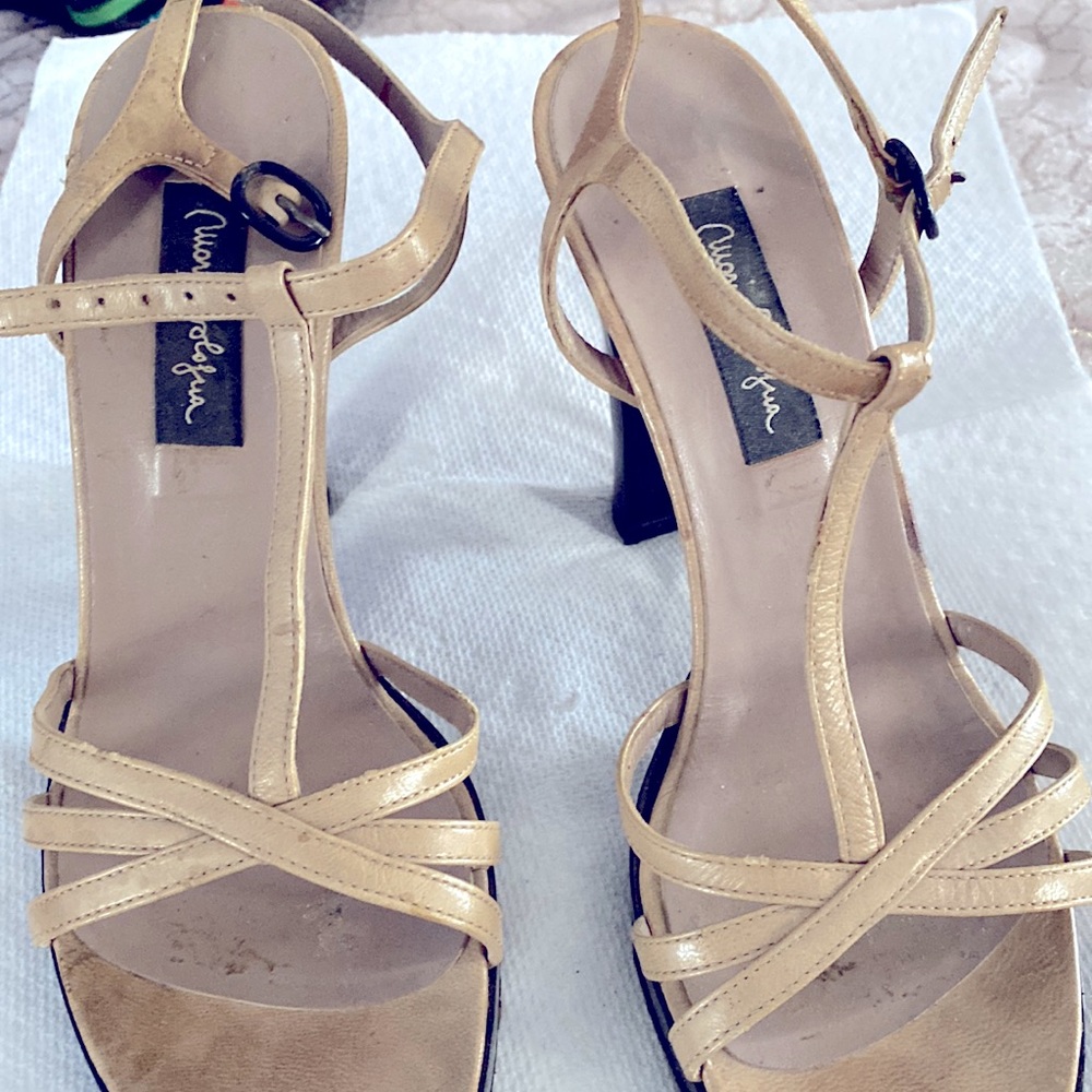Mario Bologna leather sandals made in Italy size 6